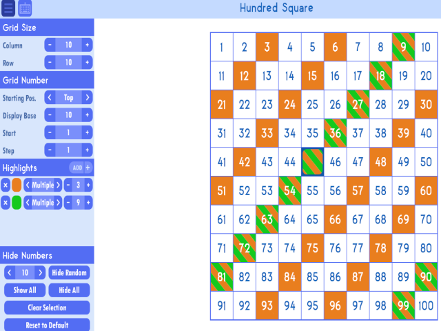 100-square