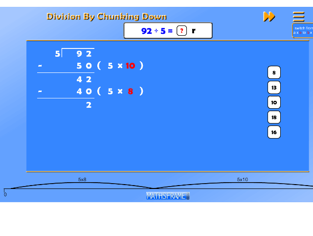 division-by-chunking-down
