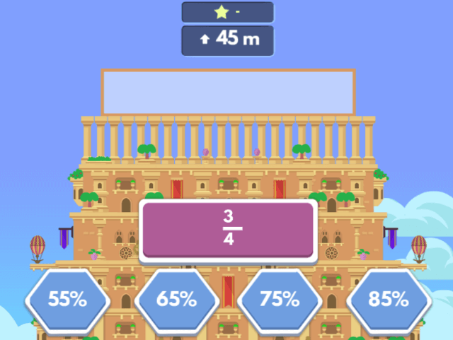 Tower-of-Mathematics-Convert-Fractions-to-Percentages