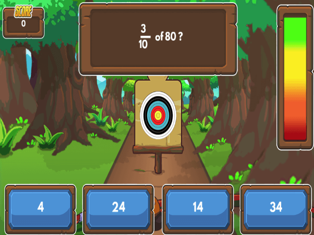 Archery-Arithmetic-Fractions-of-Numbers