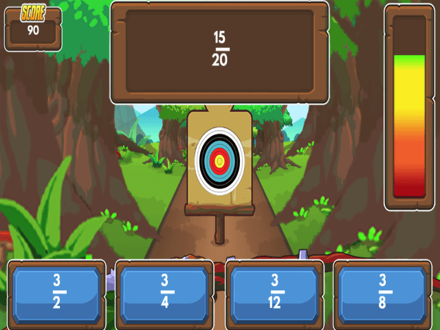 Archery-Arithmetic-Simplify-Fractions