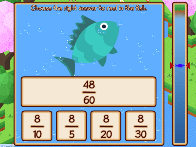 Maths-Fishing-Simplify-Fractions