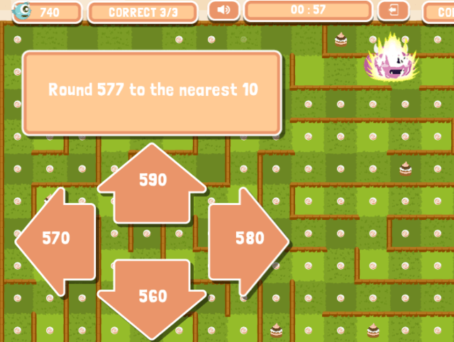 Maths-Maze-Monsters-Rounding-Numbers