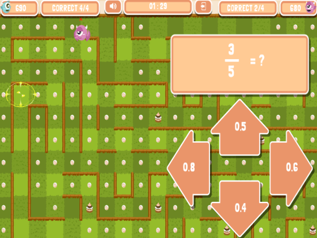 Maths-Maze-Monsters-Convert-Fractions-to-Decimals