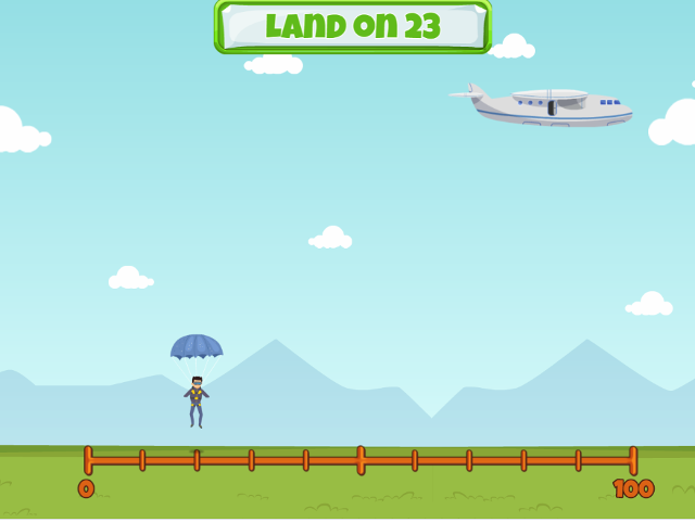 Parachute-Number-Line